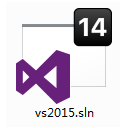 sln file of Visual Studio 2015