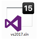 sln file of Visual Studio 2017